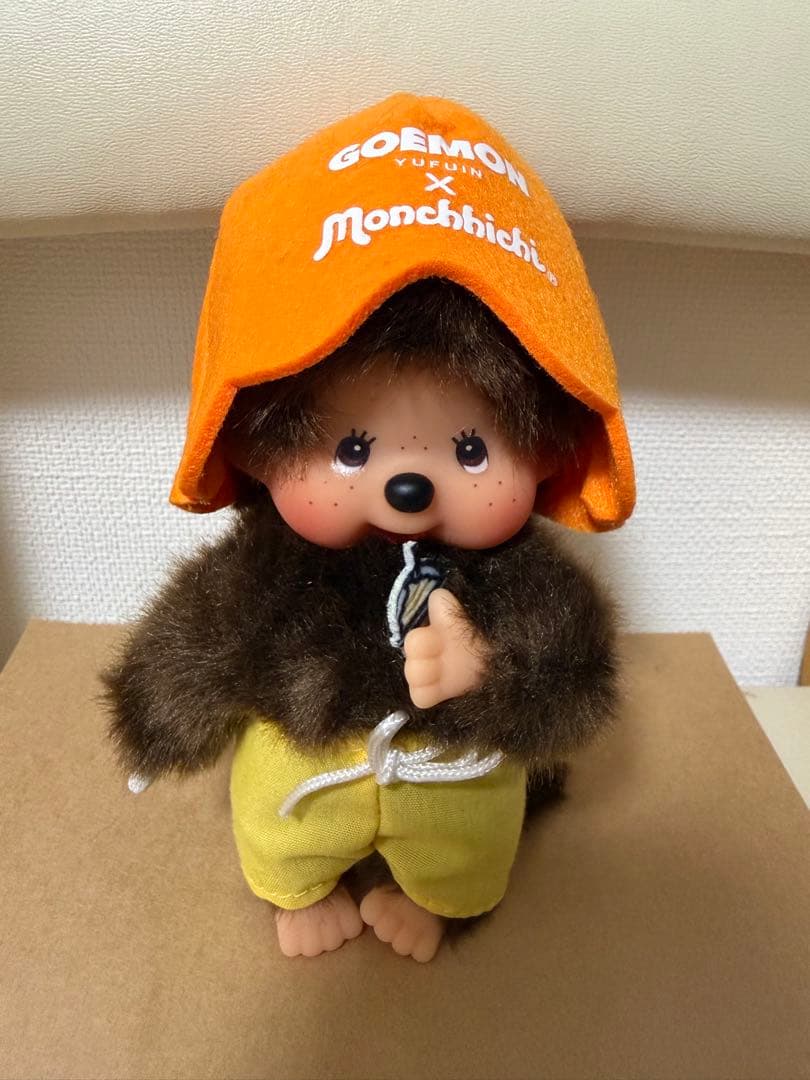 モンチッチ 湯布院 GOEMON キーホルダー 2体セット 紙袋 シール付き