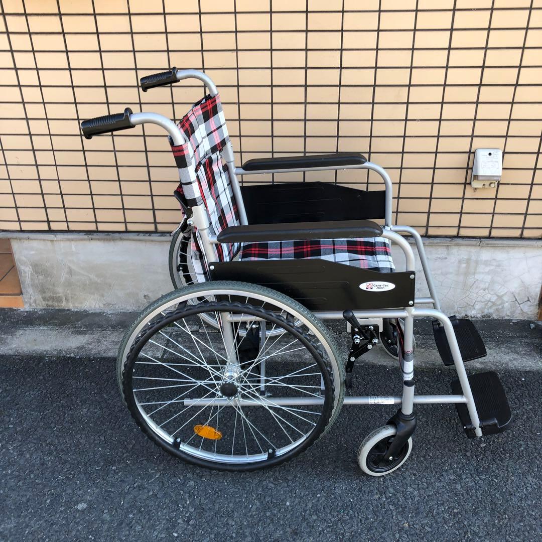 と31● 車椅子 自走専用 ケアテックジャパン ウィッシュ CS-10