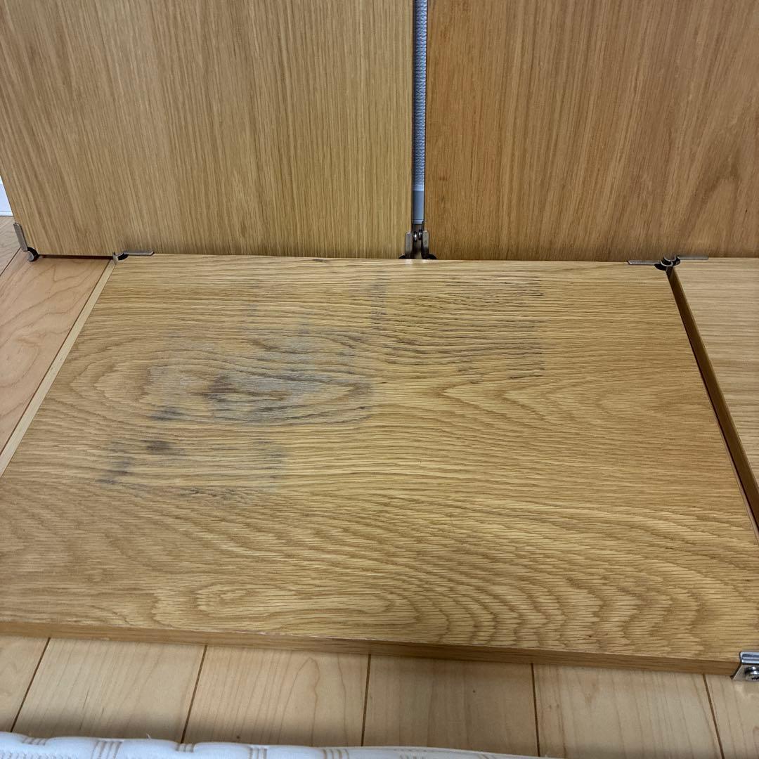 無印良品 ステンレスユニットシェルフ 追加棚5枚セット オーク材 56cm