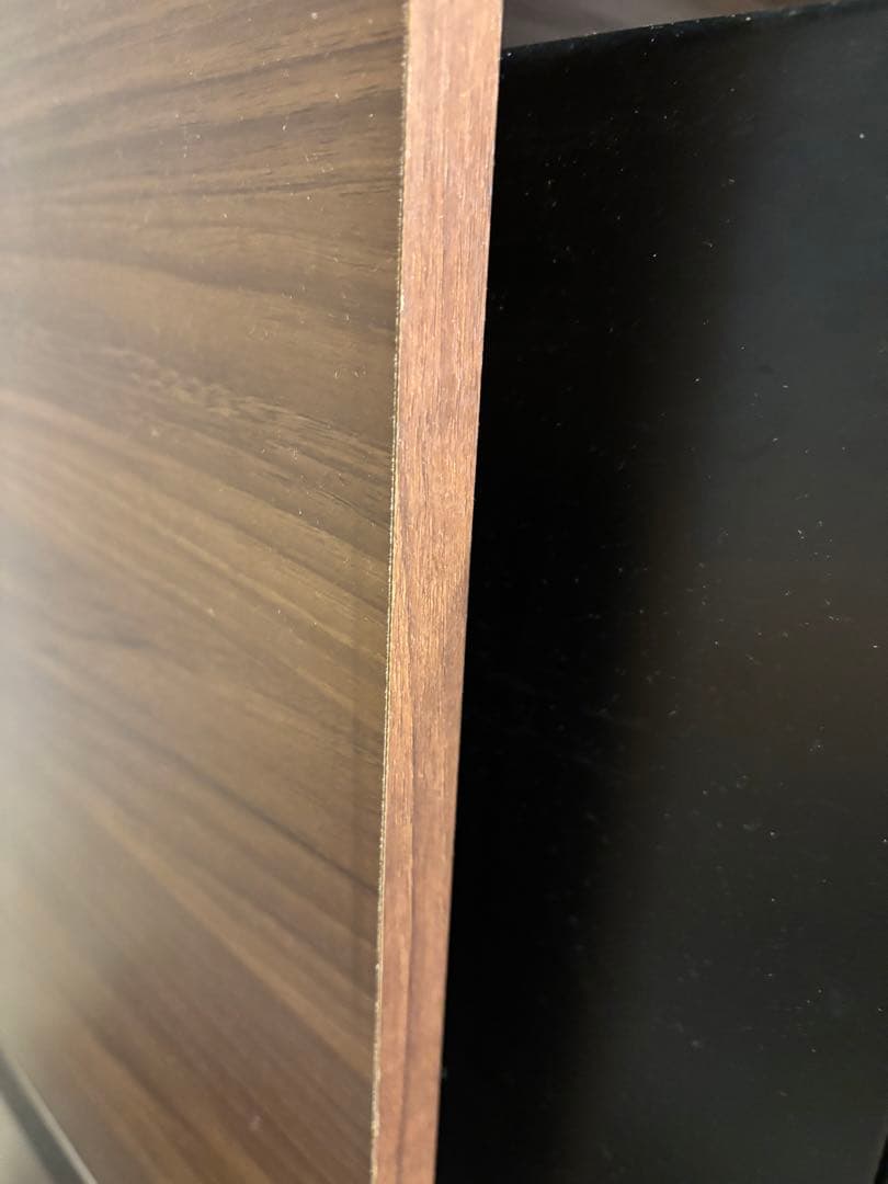 パモウナ 食器棚 キッチンボード 引き戸 キッチン収納 ウォールナット