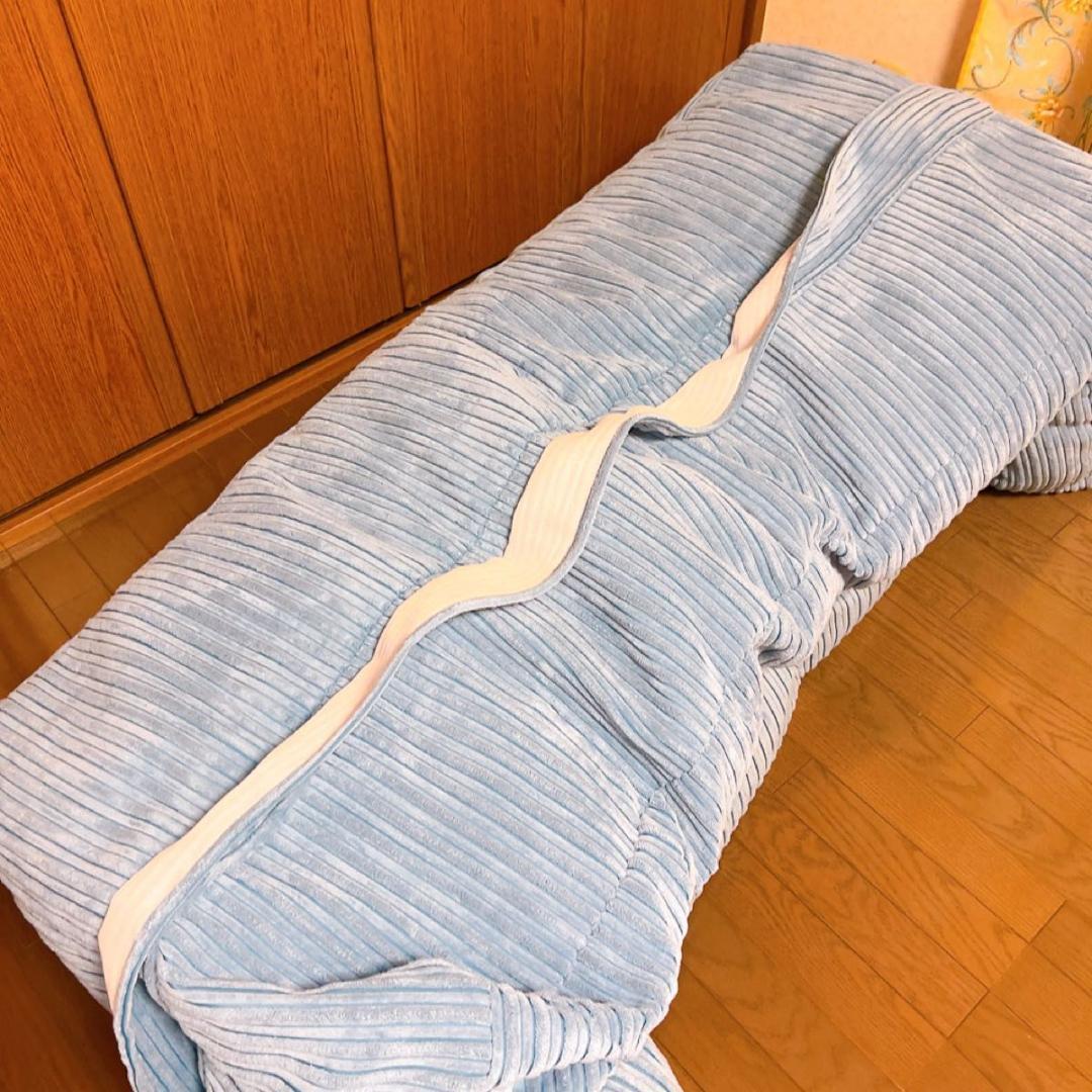 loungepug ジョセフィンソファビーズクッション ダークティール　2人掛け