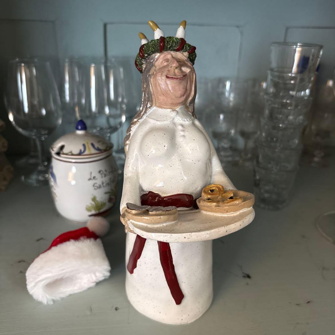 スウェーデン　 クリスマス　 陶製キャラクター置物セット4セット