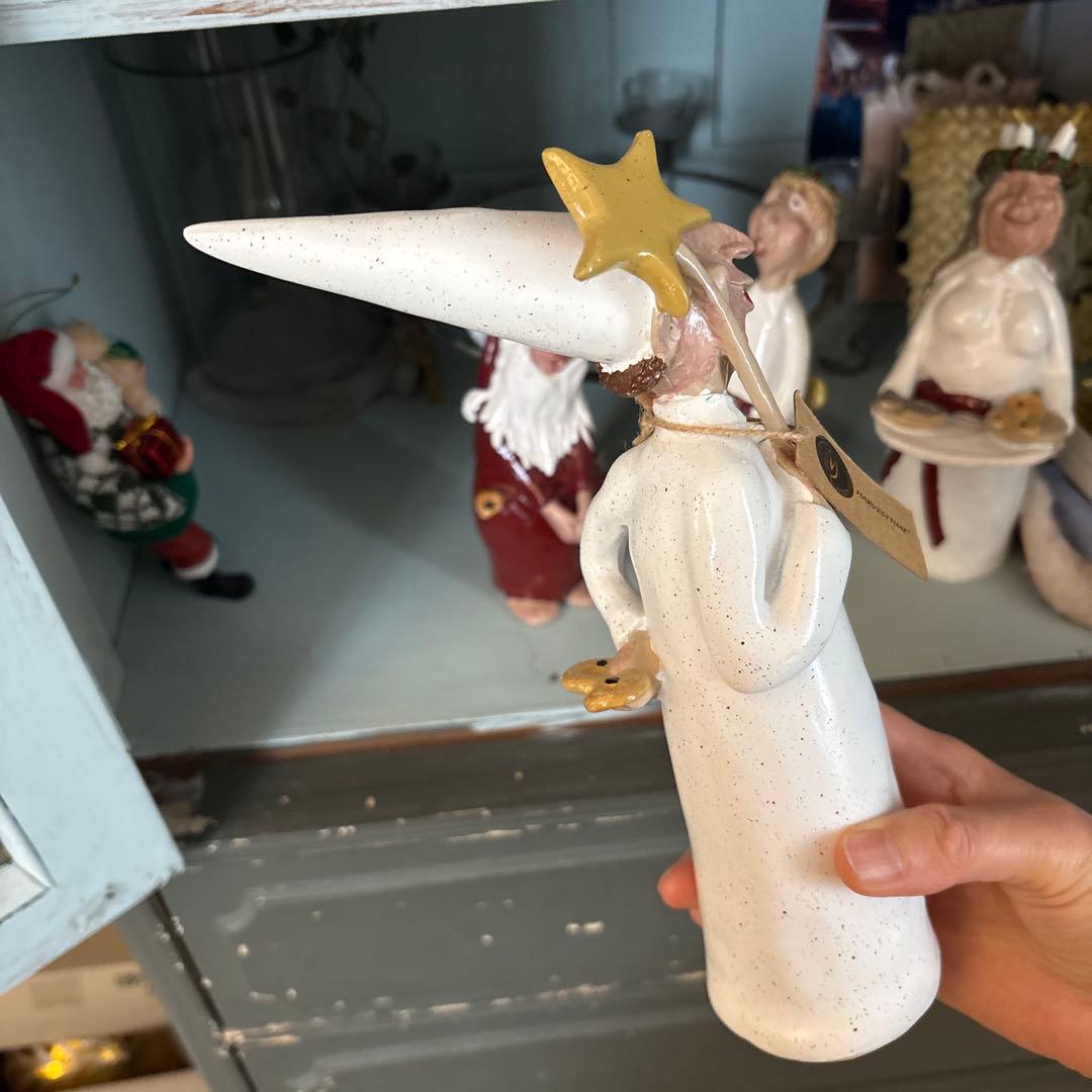 スウェーデン　 クリスマス　 陶製キャラクター置物セット4セット