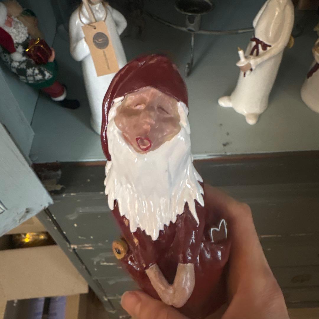 スウェーデン　 クリスマス　 陶製キャラクター置物セット4セット