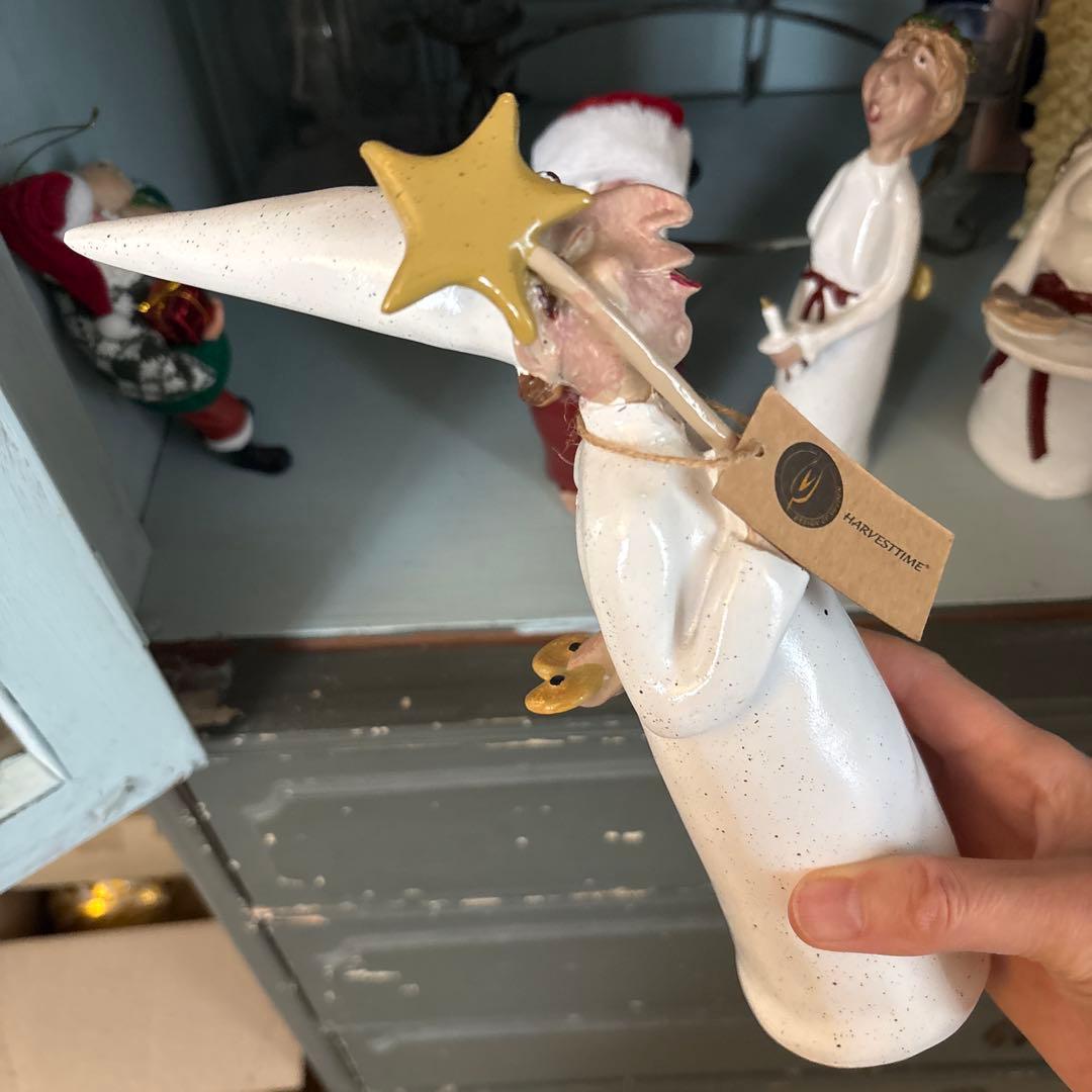 スウェーデン　 クリスマス　 陶製キャラクター置物セット4セット