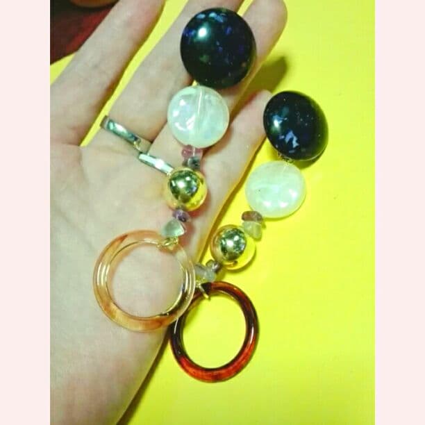 stcat風 大振りストライプヴィンテージ♡イヤリング