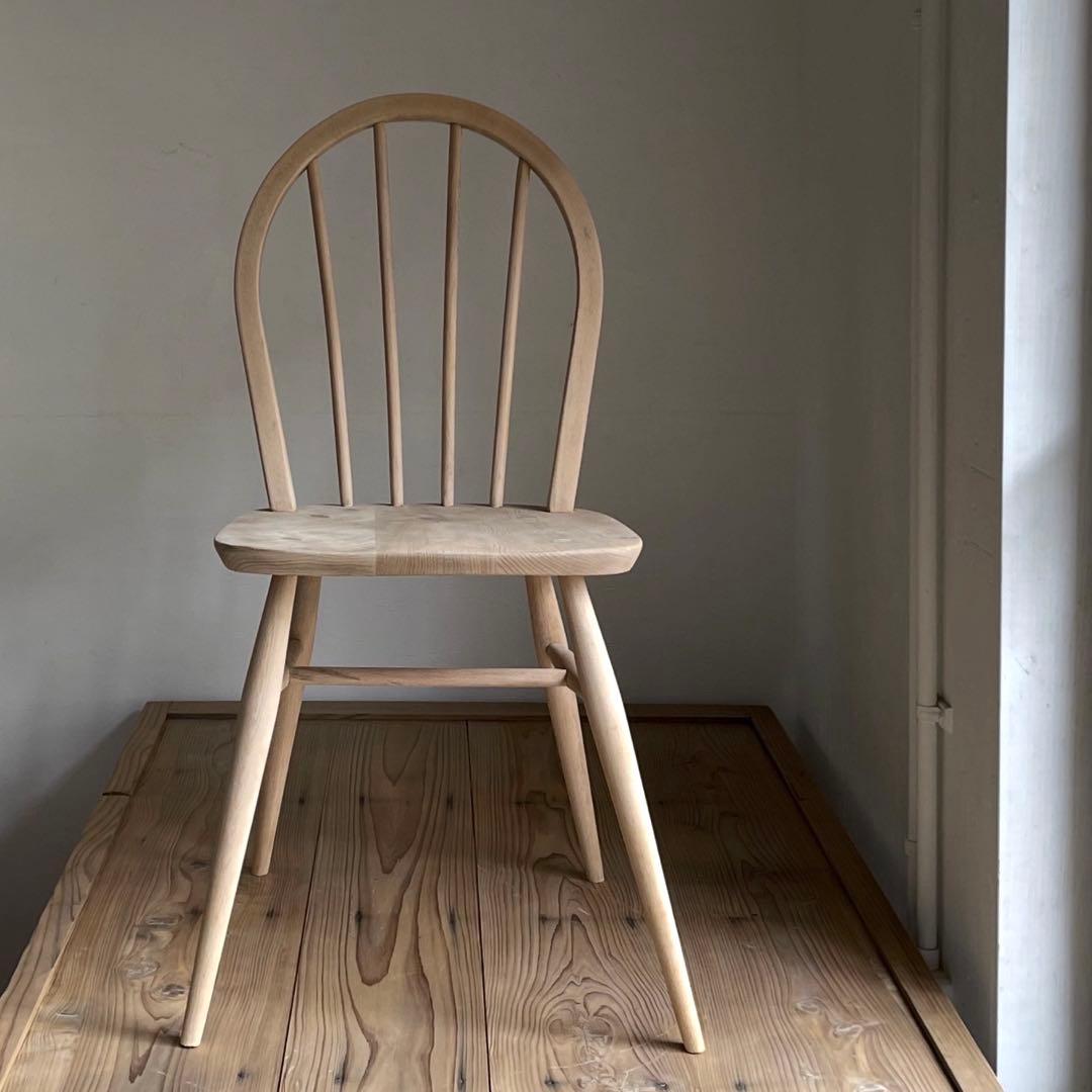 アーコールチェア 椅子　イギリスアンティーク　ダイニングチェア　フープバック