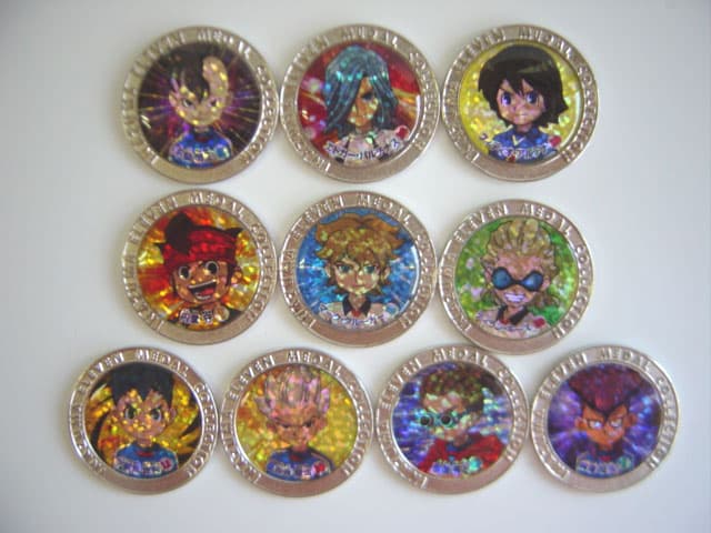♯Gwv29Adイナズマイレブン超次元メダルコレクション全20種
