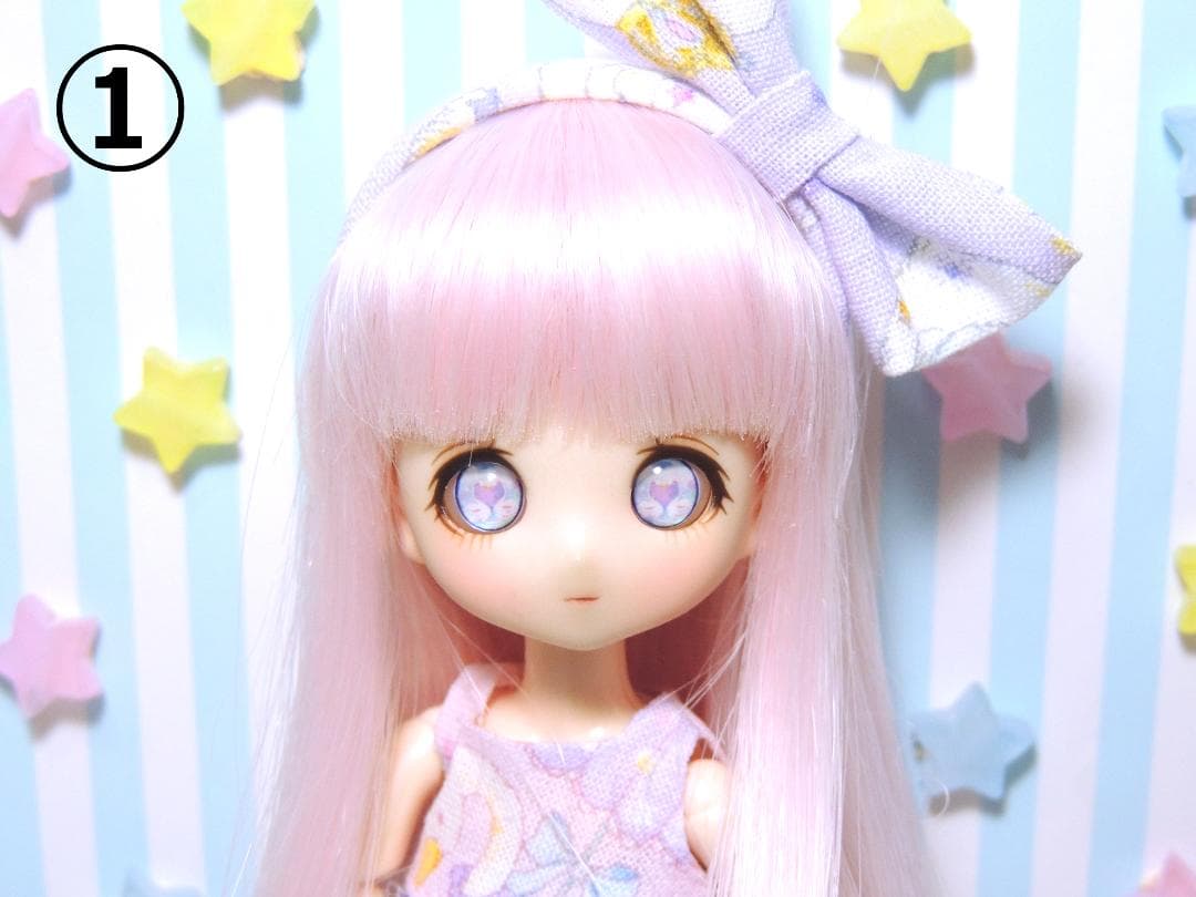 【受注生産】 レジンアイ 8mm 【スワンハートみるきぃver.】