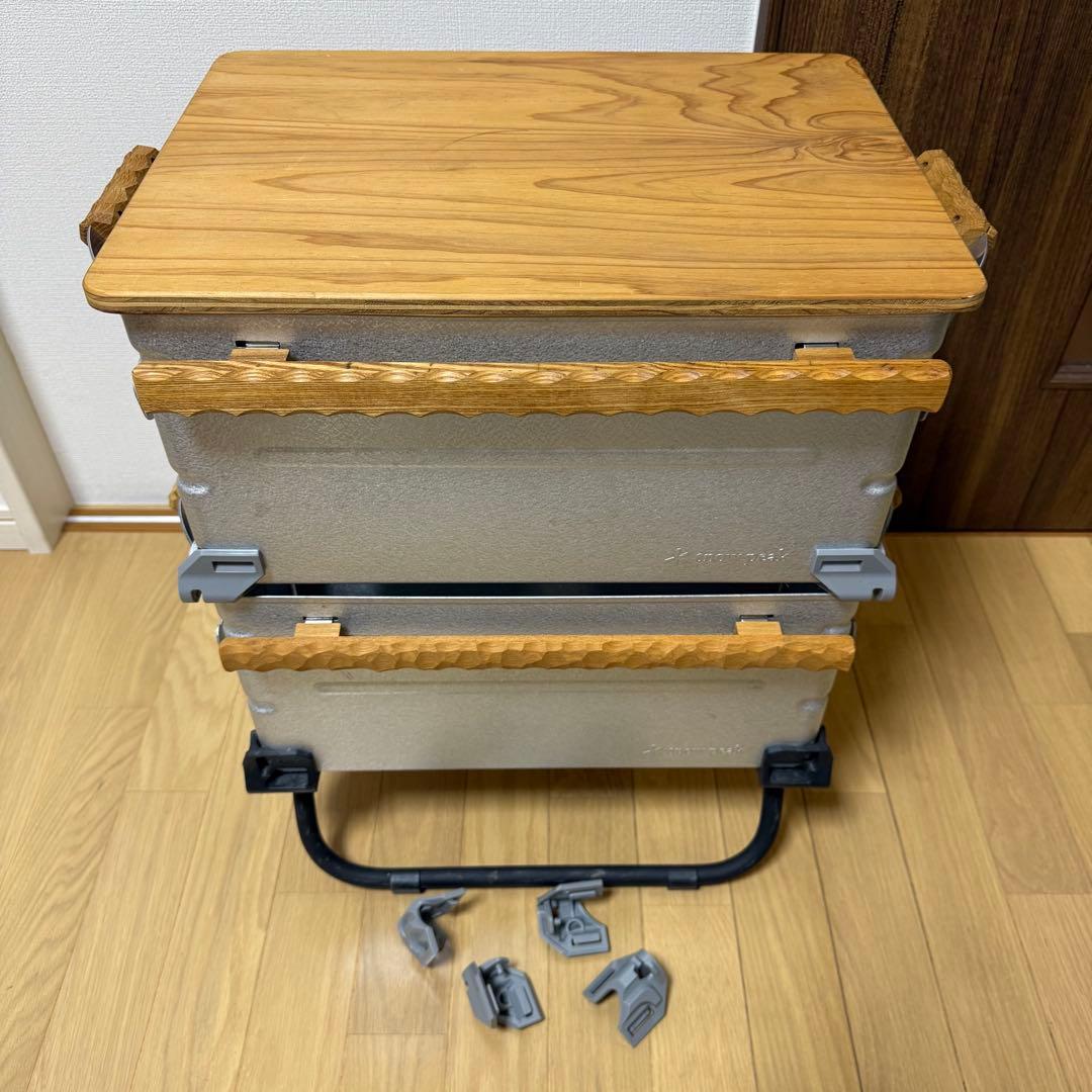 美品　スノーピーク　( peak) シェルフコンテナ25 お得セット