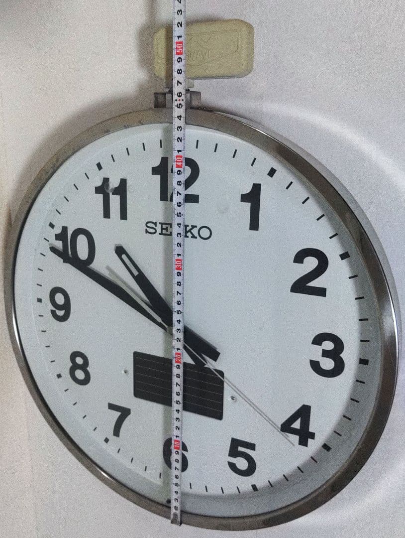 SEIKO 特大 ソーラー時計 sf211s 学校 駅【訳あり】 - メルカリ