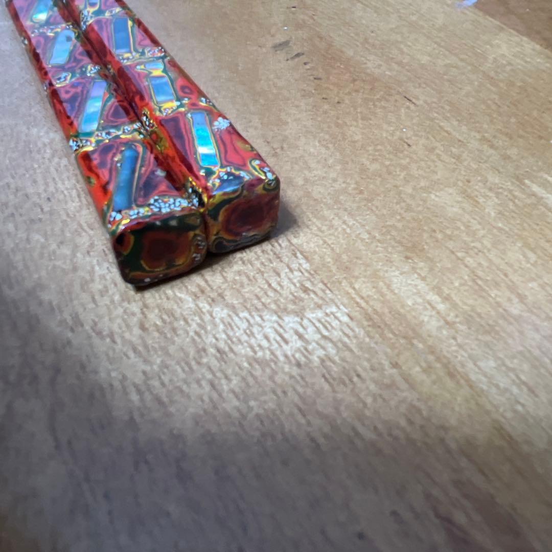 若狭塗•本漆螺鈿箸27cm