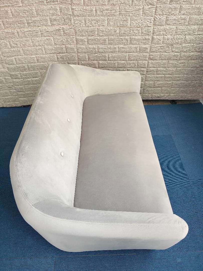 MODERNDECO モダンデコ 2人掛け ベロア ボックス ソファ