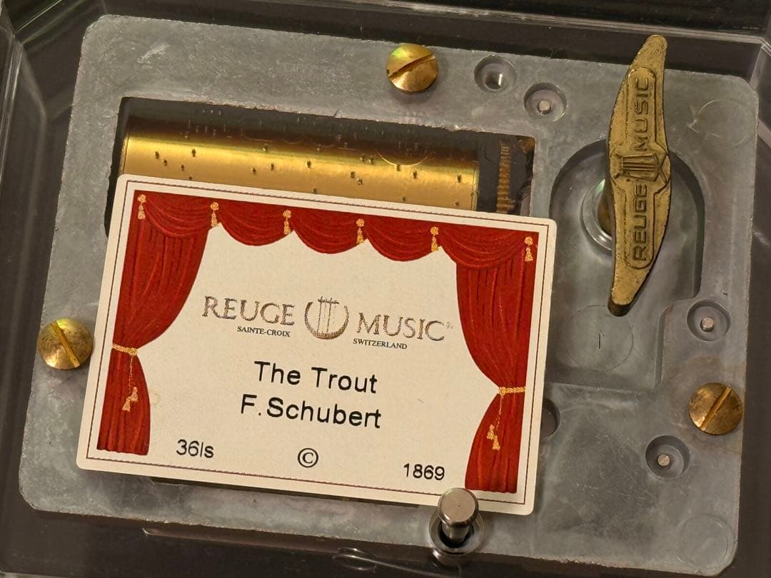 REUGE リュージュ オルゴール 36弁 アクリルケース 美品