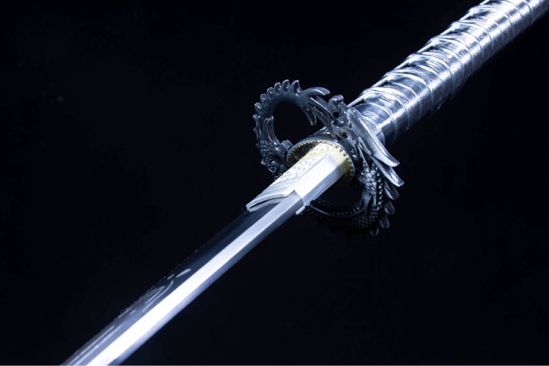 斬龍武士刀-高性能マンガン鋼 日本刀 模造刀 居合刀