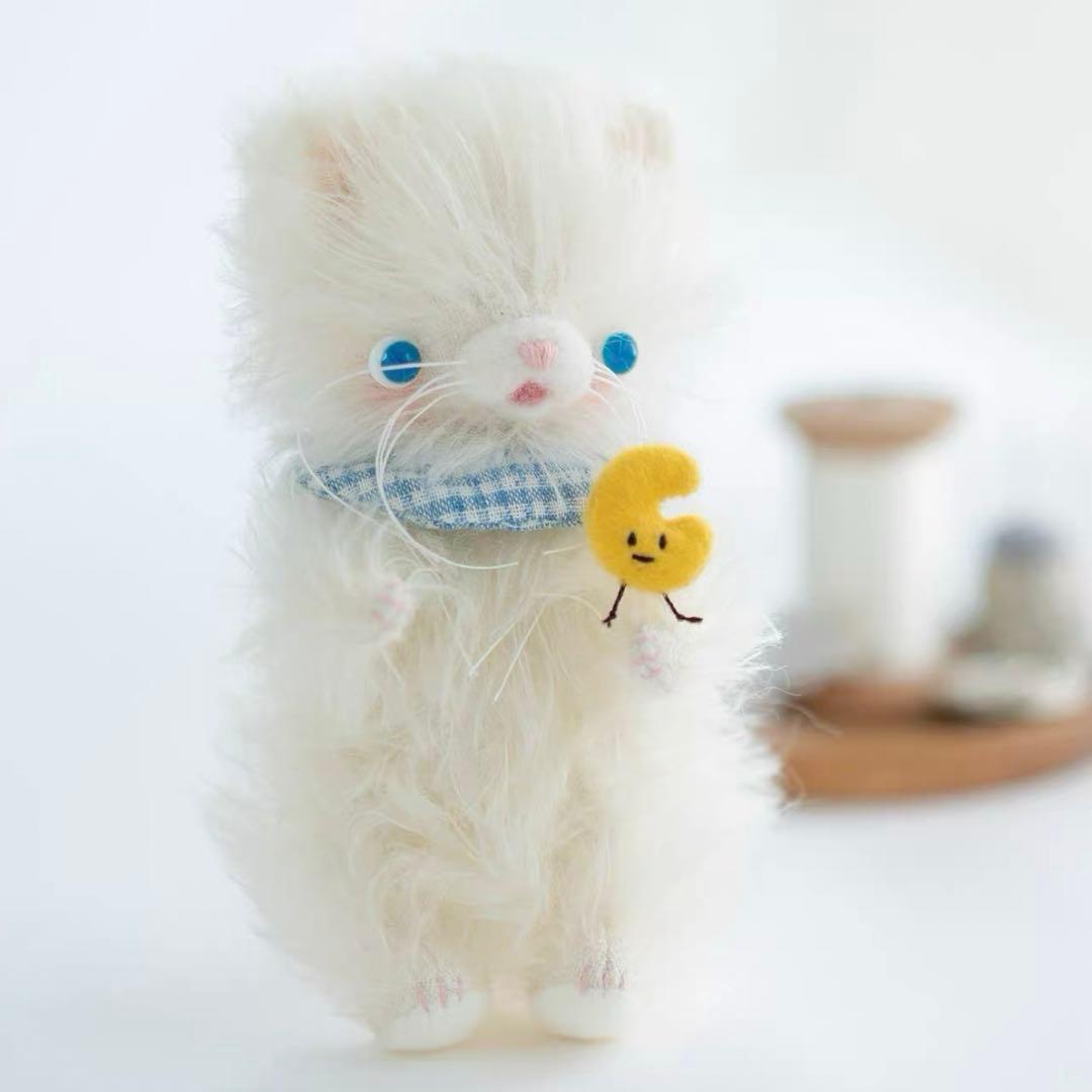 仲良しの双子仔猫 ミルクちゃん アーティストベア 海外作家様 ハンドメイド