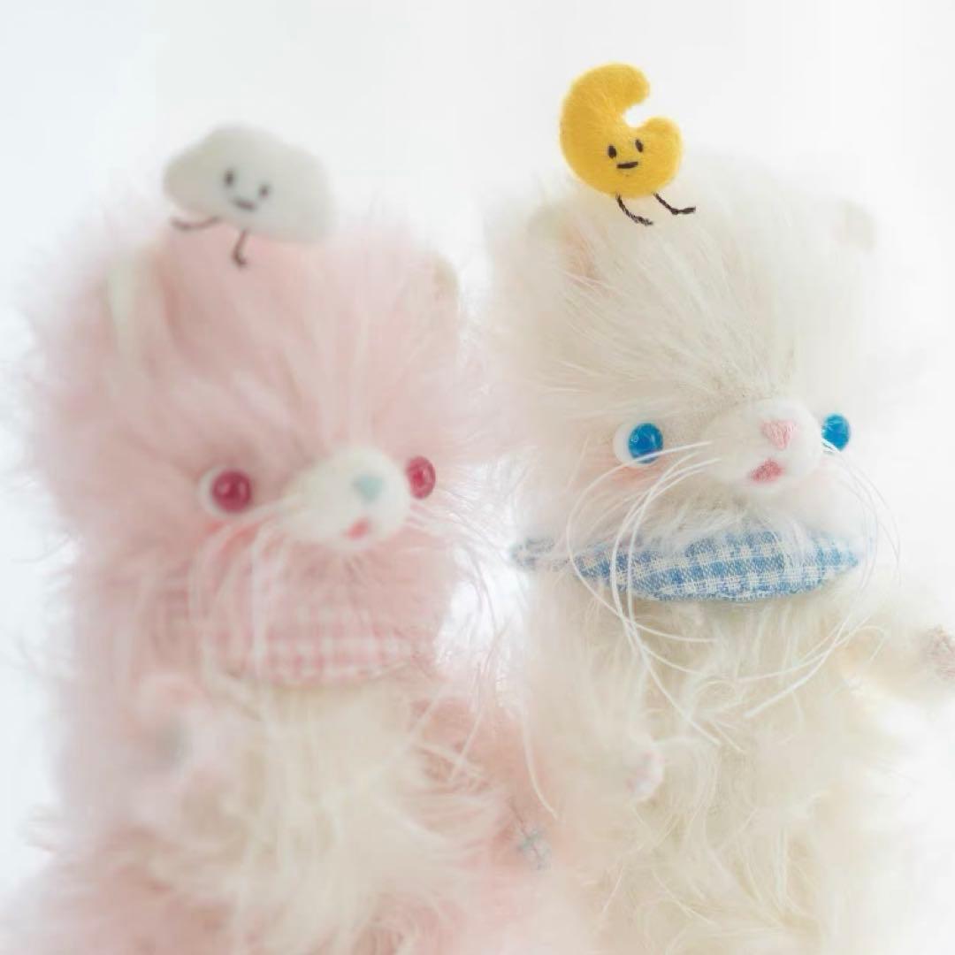 仲良しの双子仔猫 ミルクちゃん アーティストベア 海外作家様 ハンドメイド