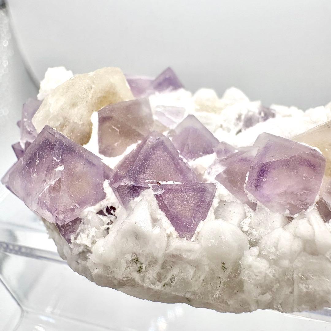 565 中国内モンゴル産　八面体フローライト&シェーライト