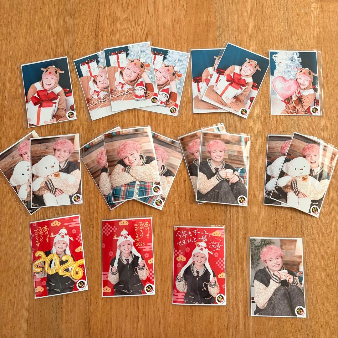 ボンボンTV せおりん ブロマイド お正月 クリスマス 冬服 レア おまけ