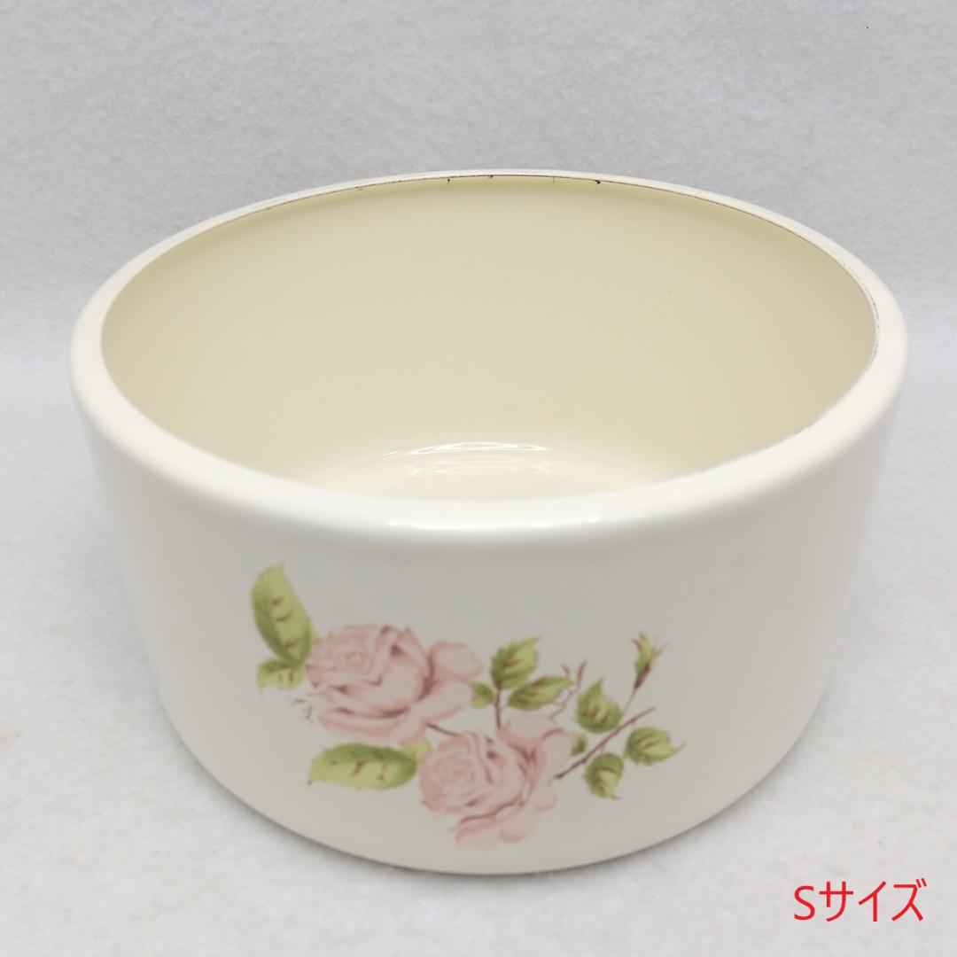 イマン imane ダイアナローズ ホーロー 丸缶 S M 2個セット