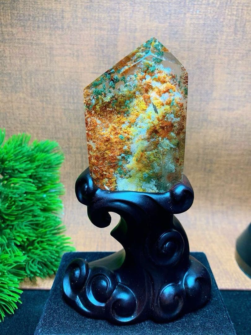 ⭐︎【極上品】天然 ガーデン クォーツ 置物 133.6g