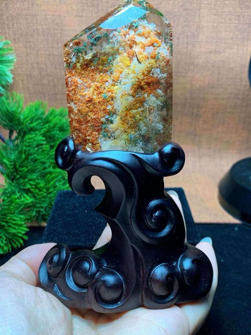 ⭐︎【極上品】天然 ガーデン クォーツ 置物 133.6g