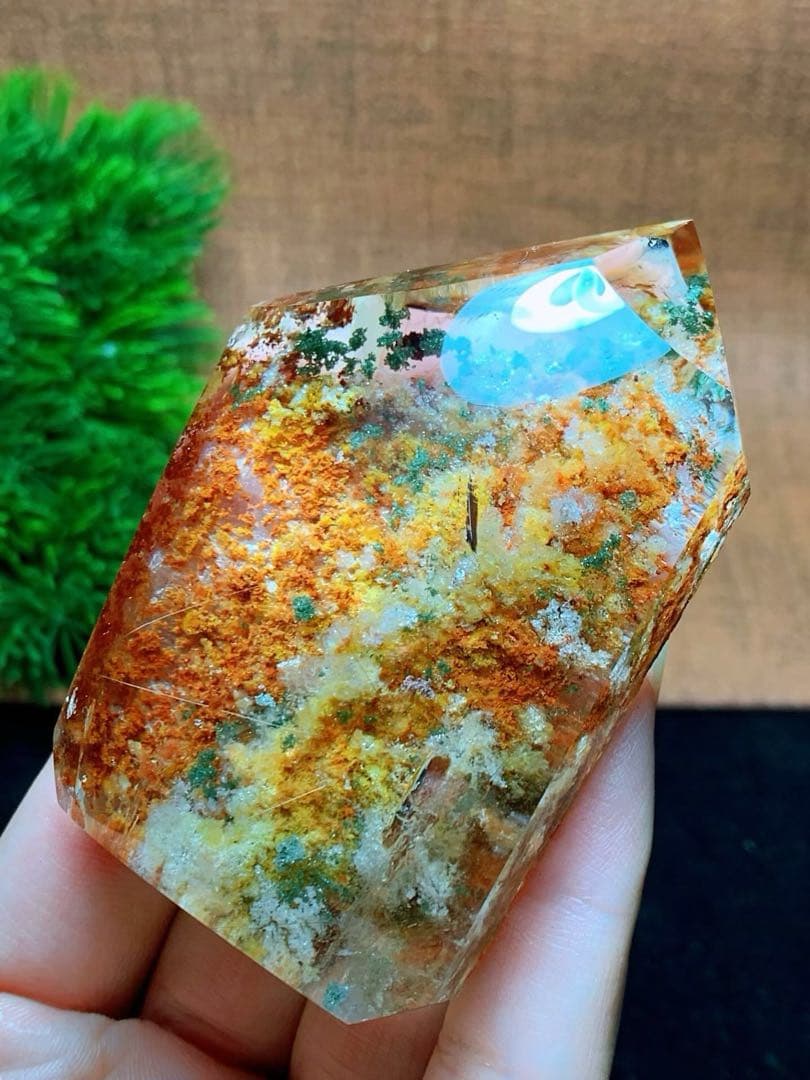 ⭐︎【極上品】天然 ガーデン クォーツ 置物 133.6g