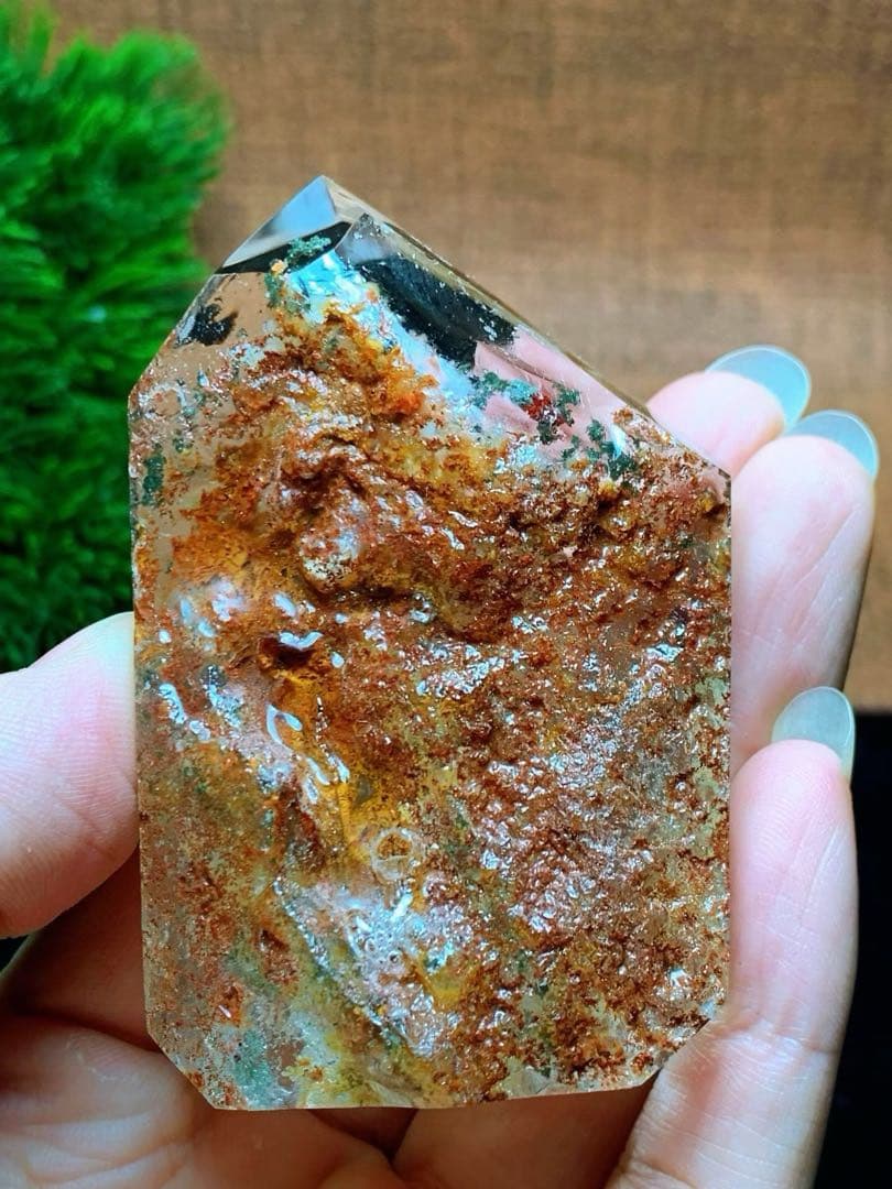 ⭐︎【極上品】天然 ガーデン クォーツ 置物 133.6g