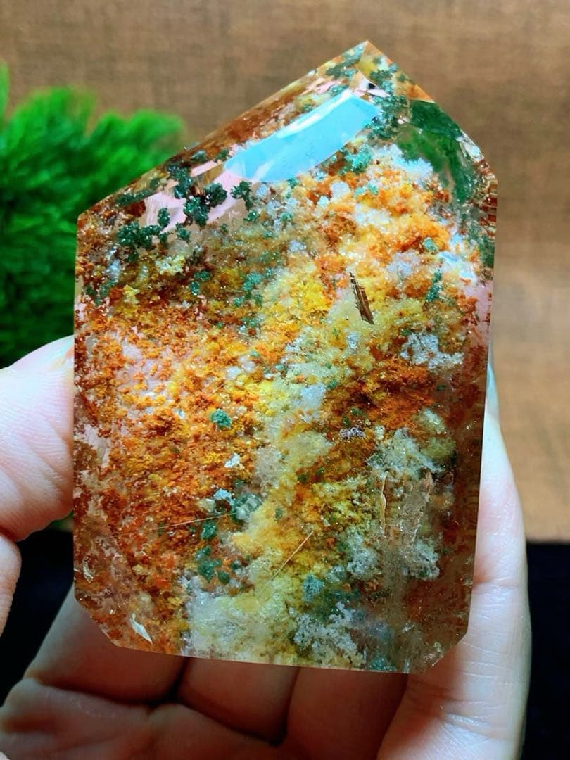 ⭐︎【極上品】天然 ガーデン クォーツ 置物 133.6g