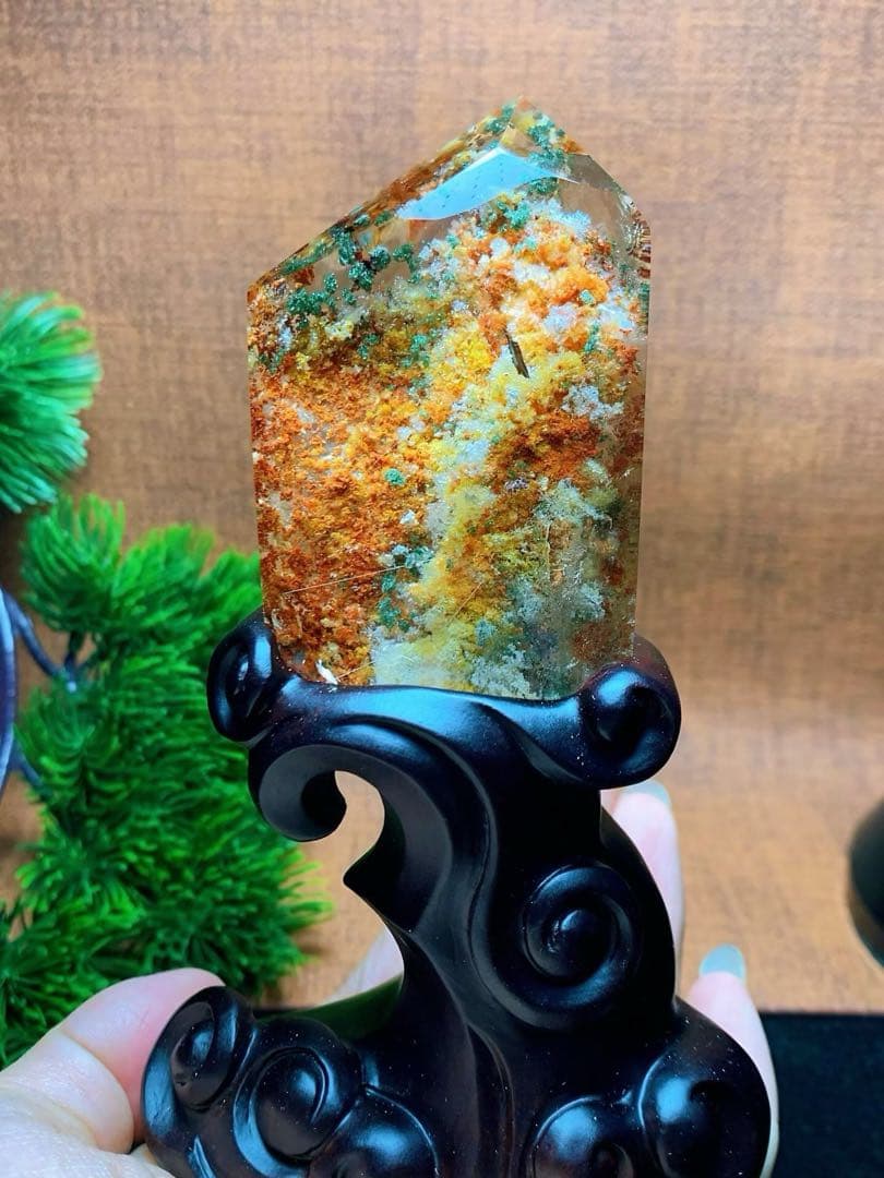 ⭐︎【極上品】天然 ガーデン クォーツ 置物 133.6g