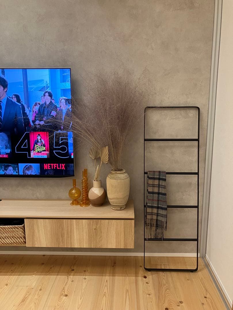 【ブラックラダーシェルフ】アイアンラダー⁂韓国風