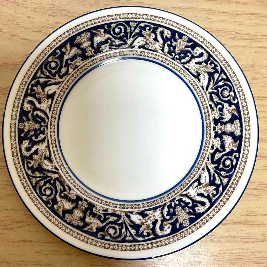ウェッジウッド フロレンティーン　コバルト　約15.5cm プレート　6枚組