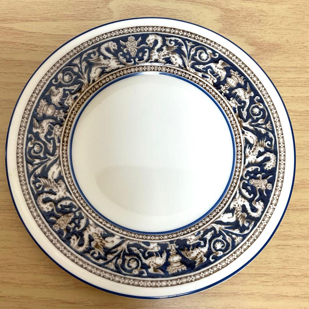 ウェッジウッド フロレンティーン　コバルト　約15.5cm プレート　6枚組