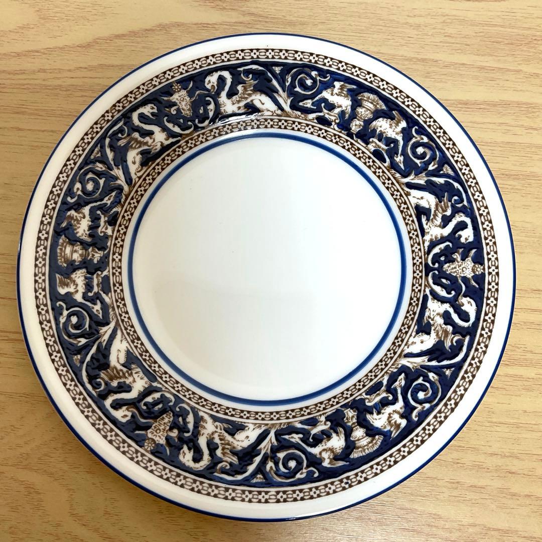 ウェッジウッド フロレンティーン　コバルト　約15.5cm プレート　6枚組