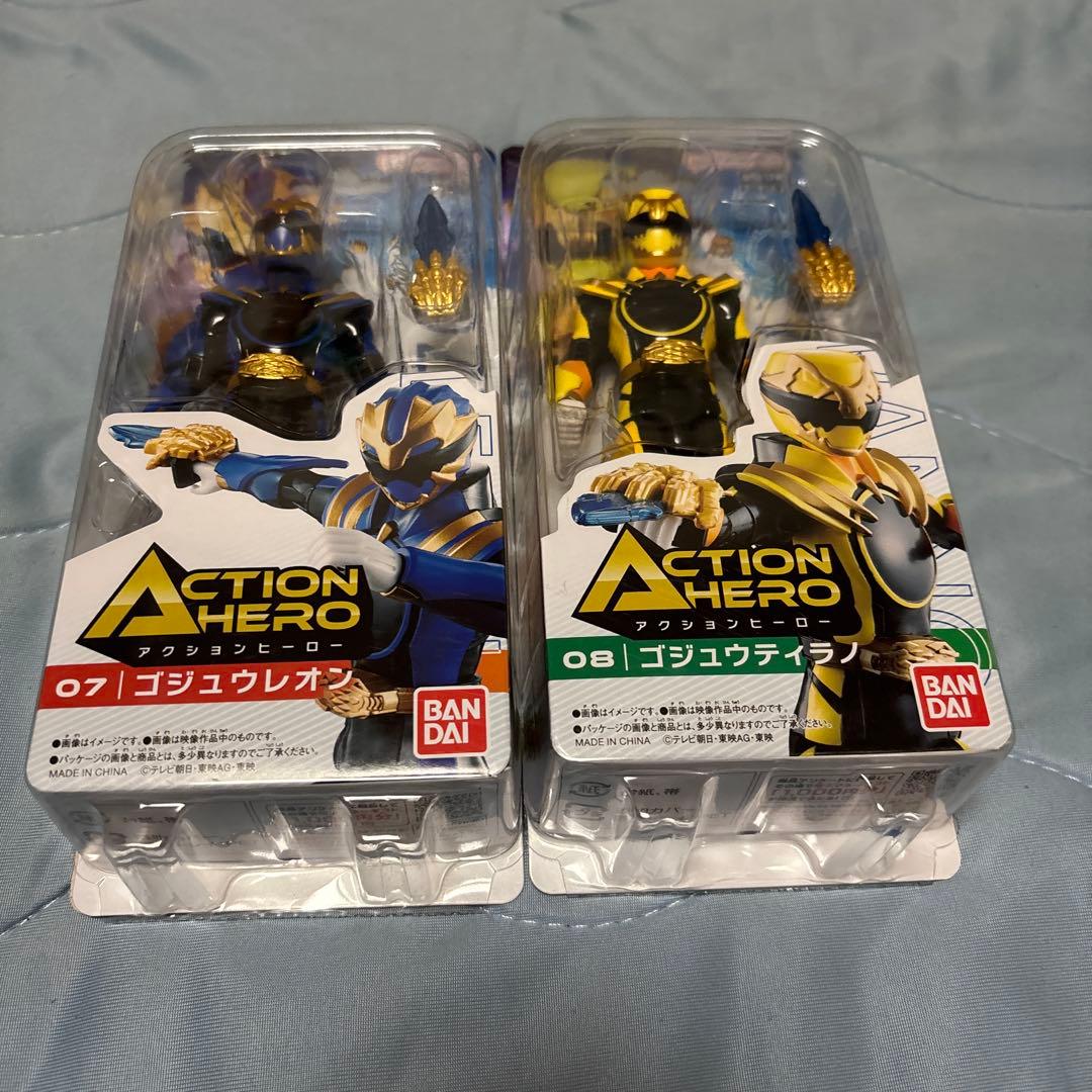 新品】ブンブンジャー アクションヒーロー 07＆08 ゴジュウレオン