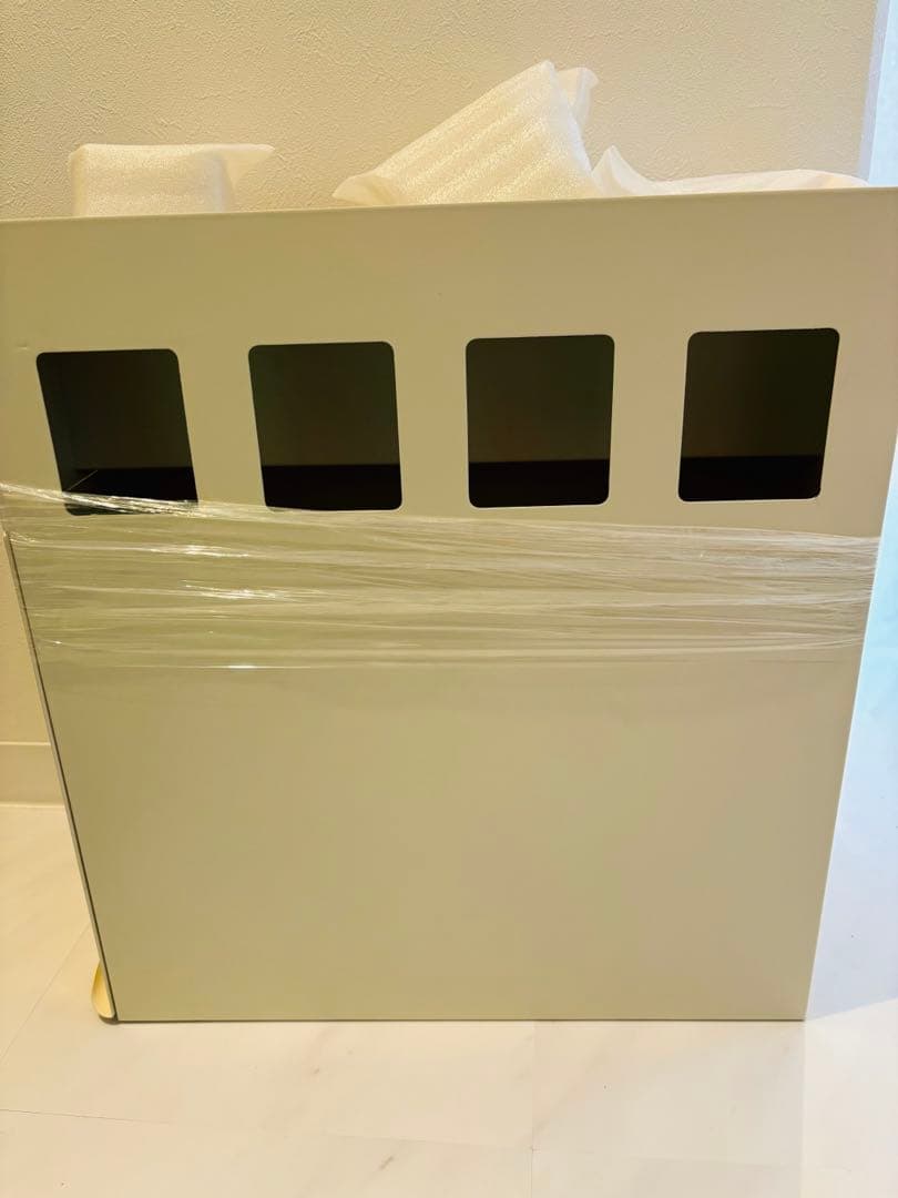 【訳あり】隠せる調味料ラック ホワイト スパイスラック 2段