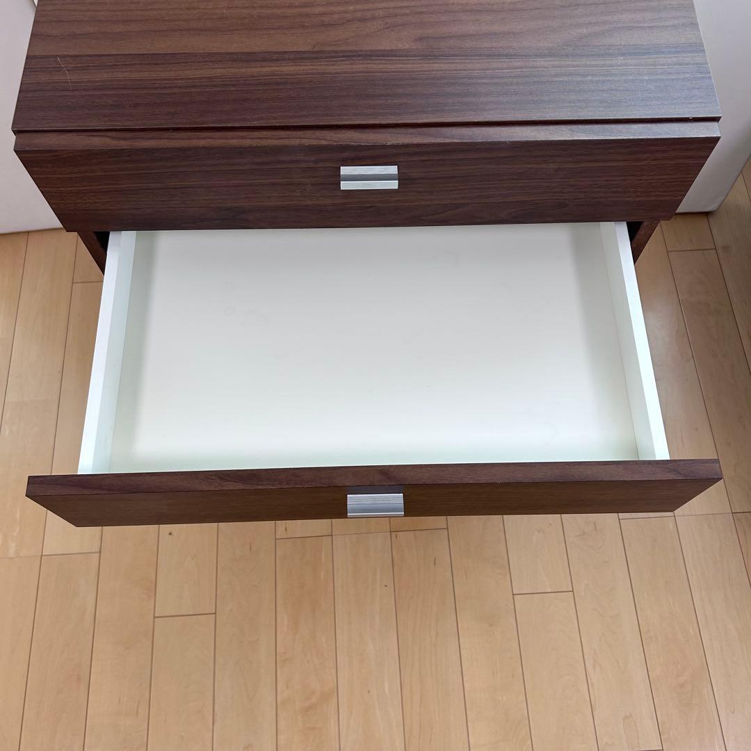 Pamouna パモウナ　プリンター収納　デスクチェスト　キャスター　パソコン置