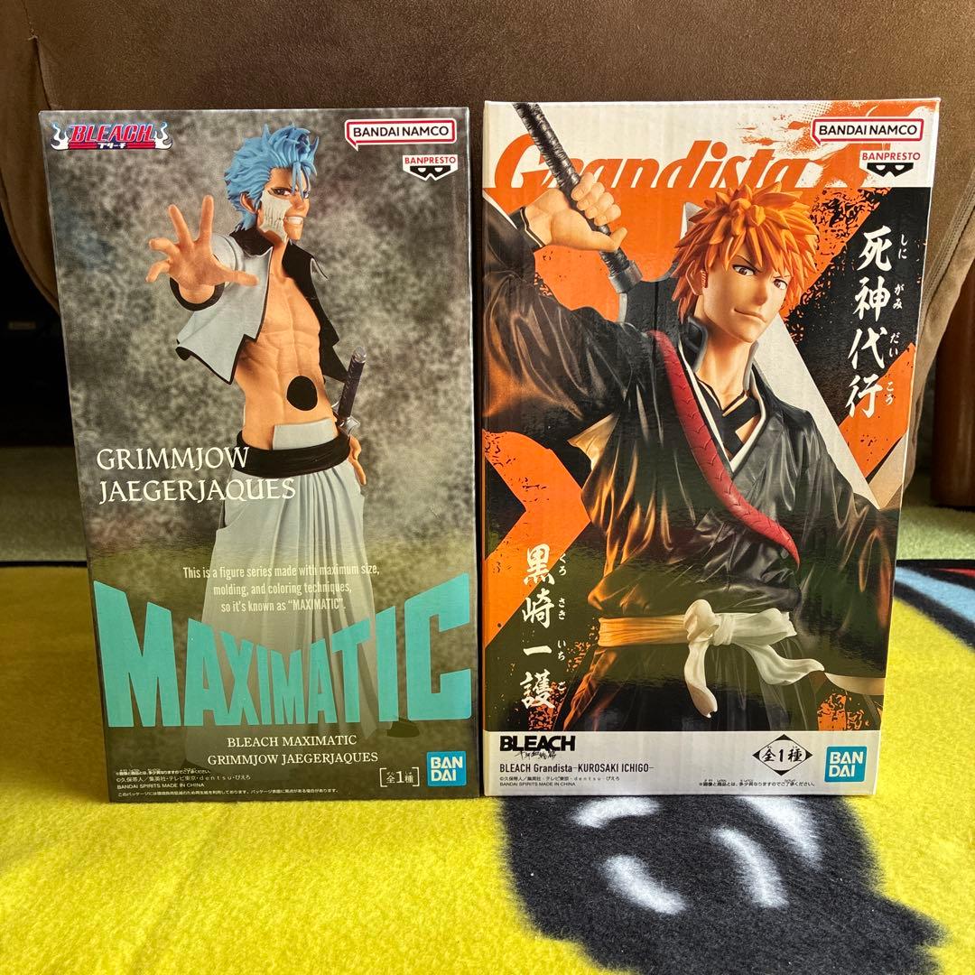 BLEACHフィギュア 黒崎一護&グリムジョー - メルカリ