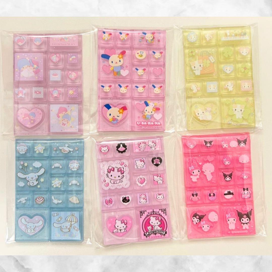 サンリオ トレーディングミニタイルシール セット まとめ売り - メルカリ