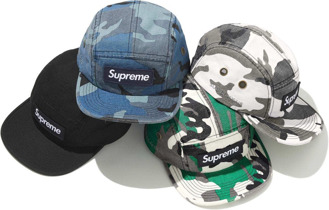 25FW Supreme military camp cap ripstop - メルカリ