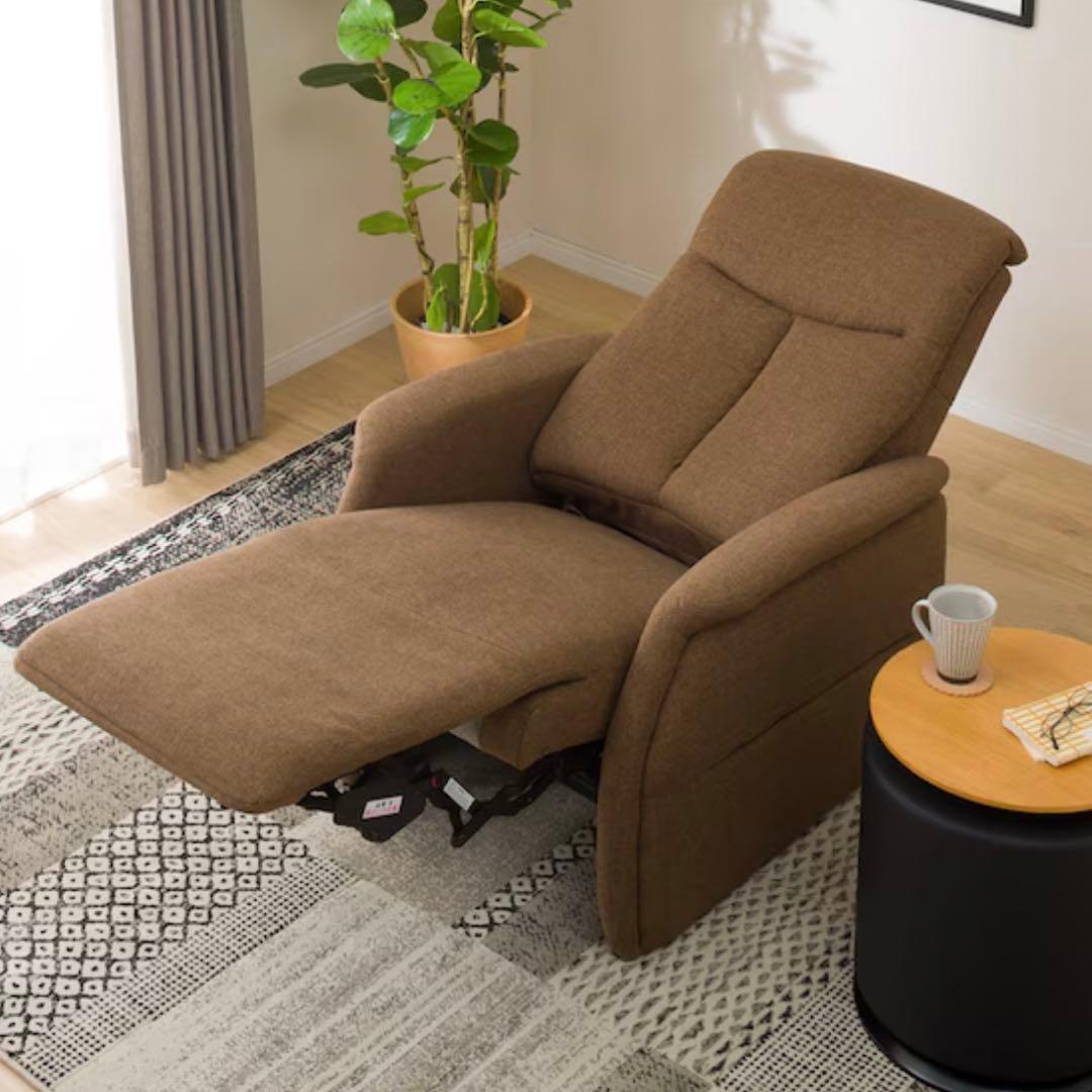 【SALE中】ニトリ・電動リクライニングチェア 幅76cm コンパクト