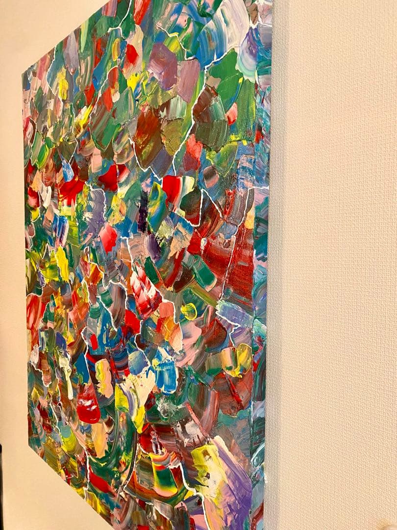 アクリル抽象画