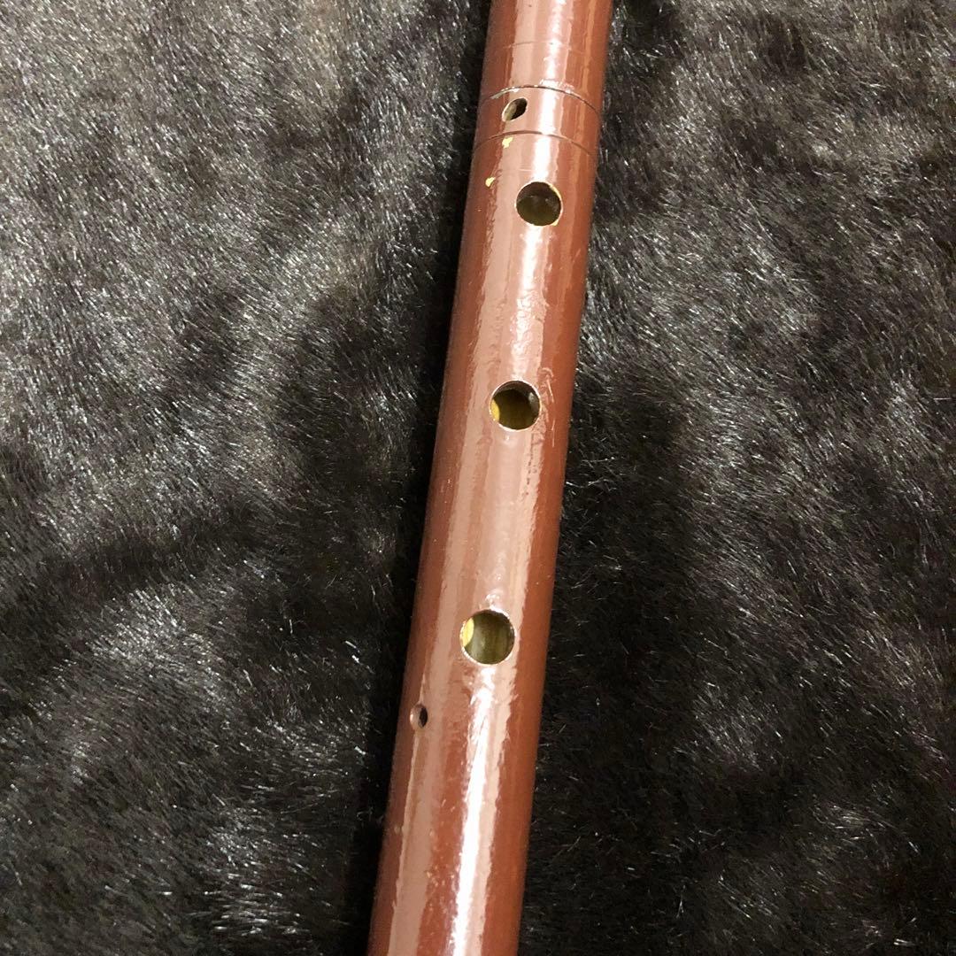 尺八 7孔 一尺八寸 プラスチック製 漆塗り