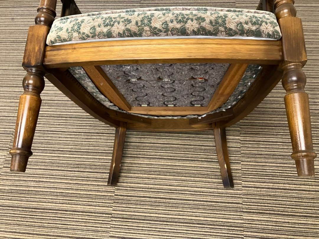 ヴィンテージ　カリモク　コロニアル　1人掛けソファ