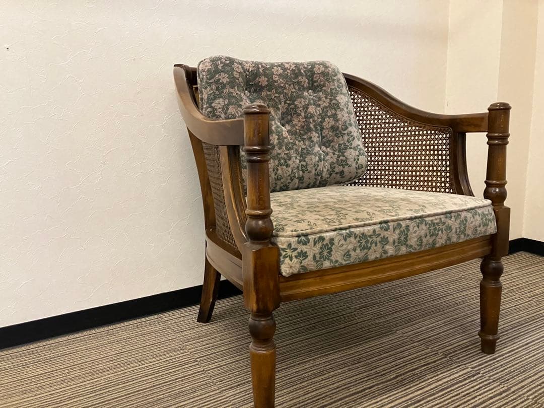 ヴィンテージ　カリモク　コロニアル　1人掛けソファ