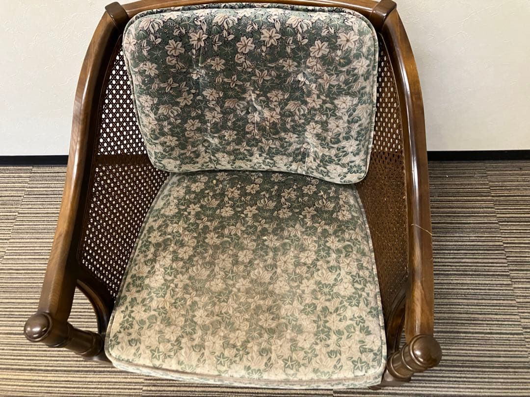 ヴィンテージ　カリモク　コロニアル　1人掛けソファ