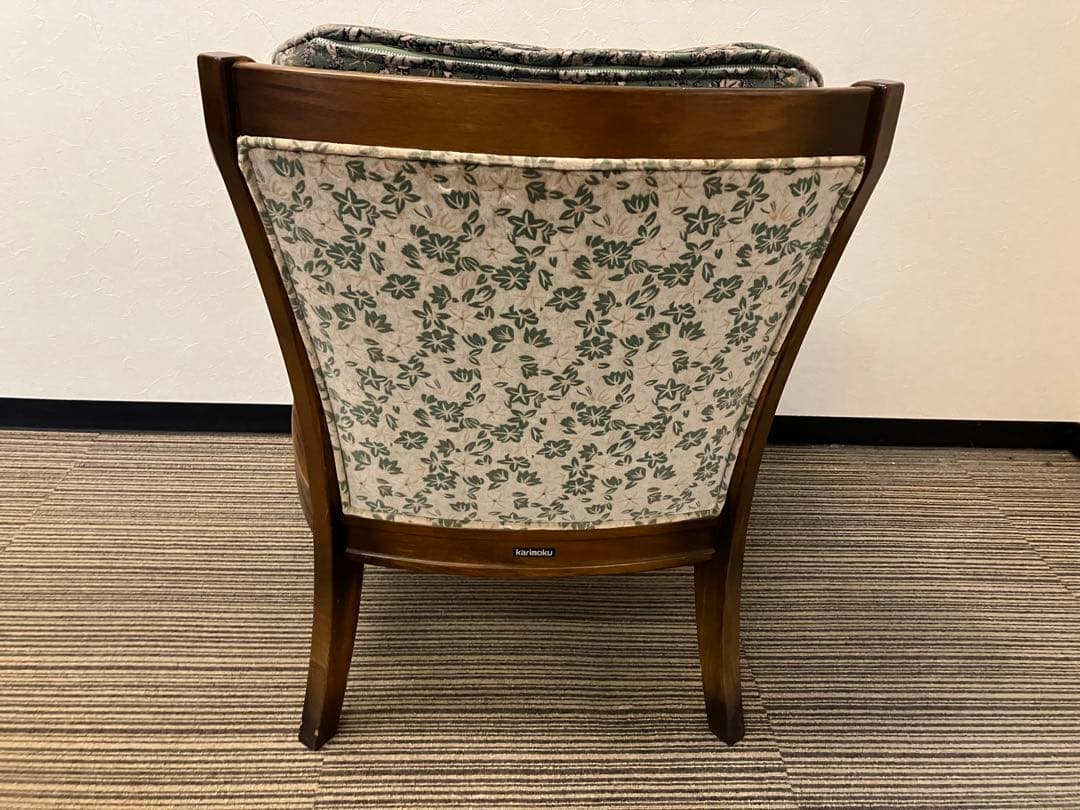 ヴィンテージ　カリモク　コロニアル　1人掛けソファ