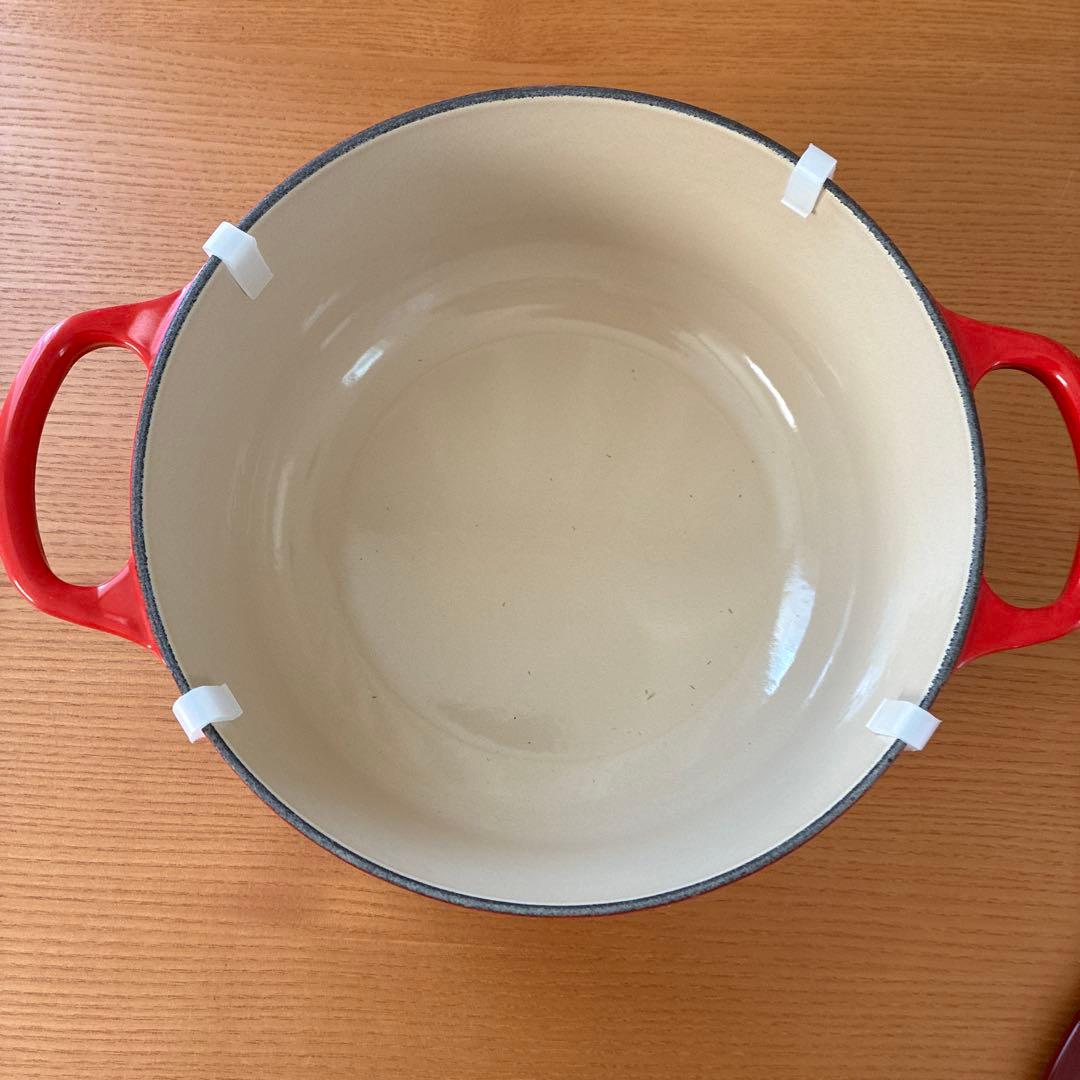 新品☆ル・クルーゼ 鍋 シグニチャー ココット・ロンド 20cm チェリーレッド