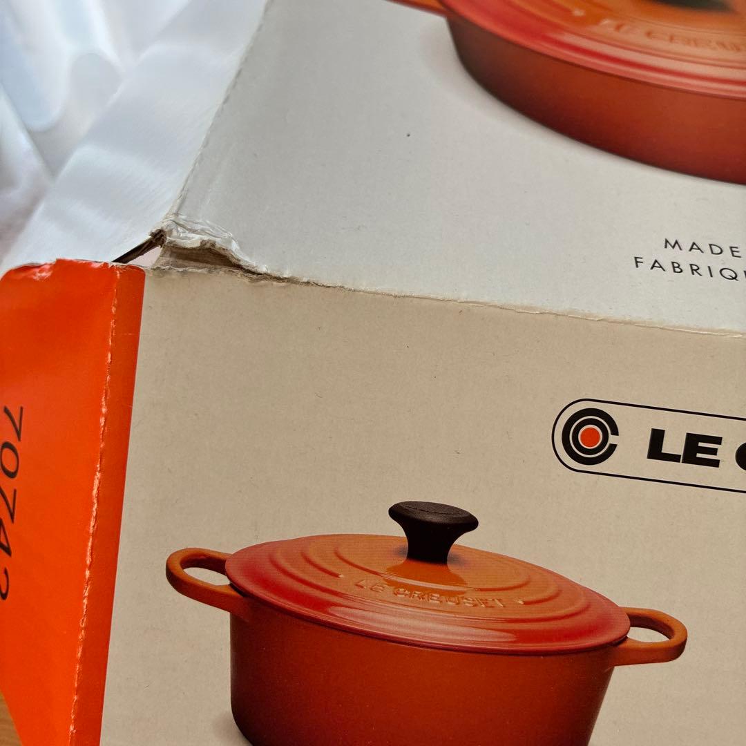 新品☆ル・クルーゼ 鍋 シグニチャー ココット・ロンド 20cm チェリーレッド