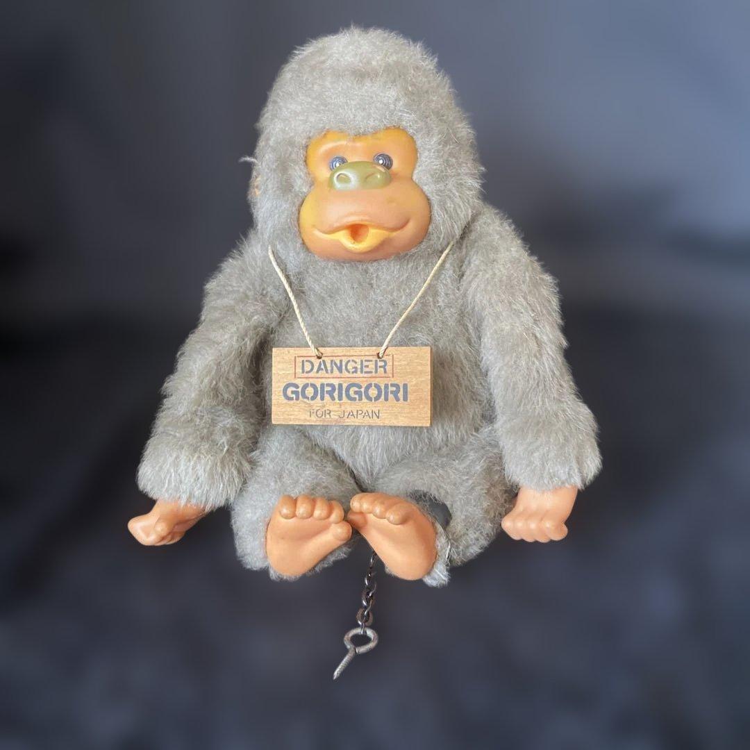 昭和レトロ ぬいぐるみ 動物 デンジャー ゴリゴリ セキグチ ゴリラ